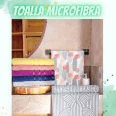 TOALLAS MICROFIBRA 100% Absorbentes